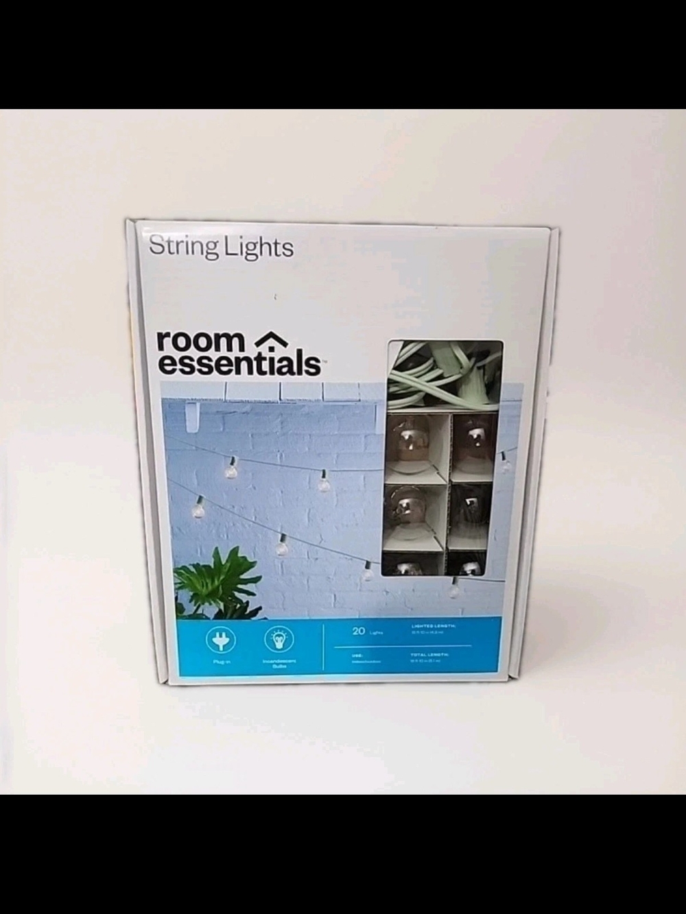 Room Essentials Clear Globe String Lights Green String Clear Globes